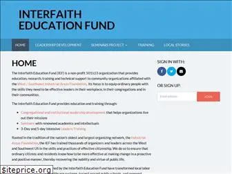 interfaitheducationfund.org