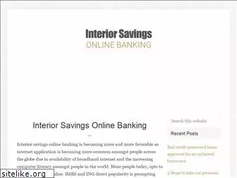 interiorsavingsonlinebanking.com