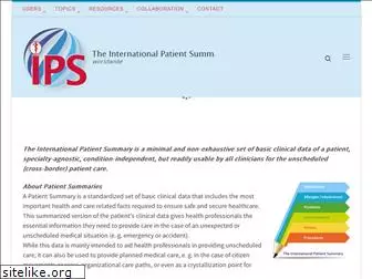 international-patient-summary.net