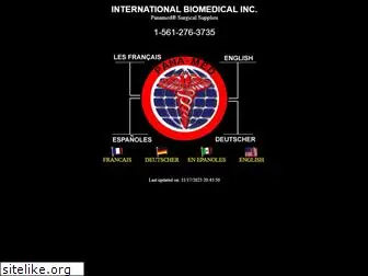 internationalbiomedical.com