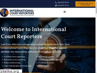 internationalcourtreporters.com