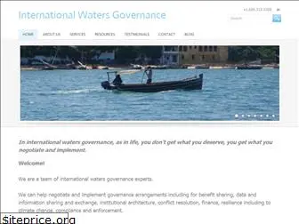 internationalwatersgovernance.com