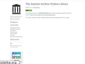 internetarchive.readthedocs.io