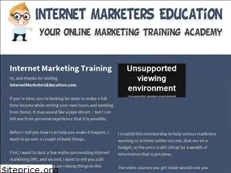 internetmarketerseducation.com