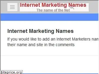 internetmarketingnames.com