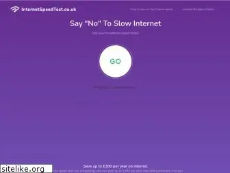 internetspeedtest.co.uk