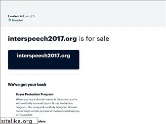 interspeech2017.org
