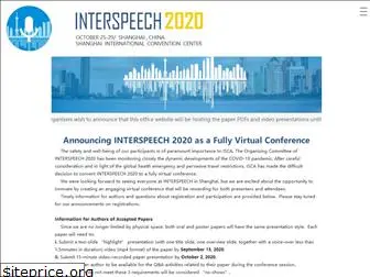 interspeech2020.org