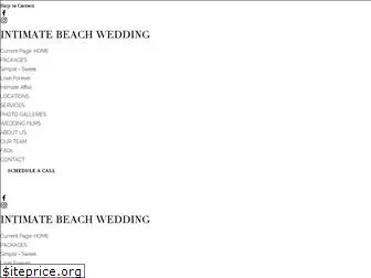 intimatebeachwedding.com