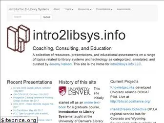 intro2libsys.com