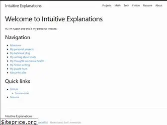 intuitiveexplanations.com
