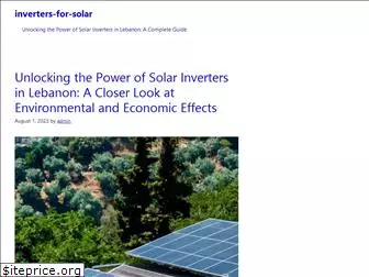 inverters-for-solar.com