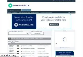 investegate.co.uk