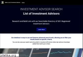 investmentadvisorsearch.com