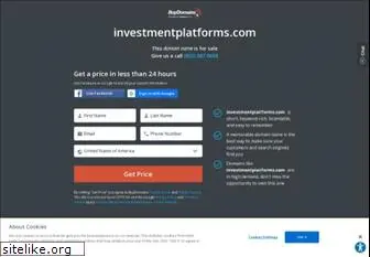 investmentplatforms.com