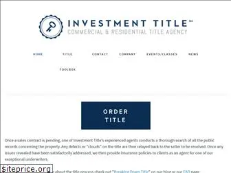 investmenttitle.com