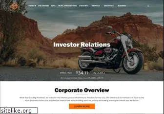 investor.harley-davidson.com