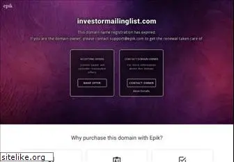 investormailinglist.com