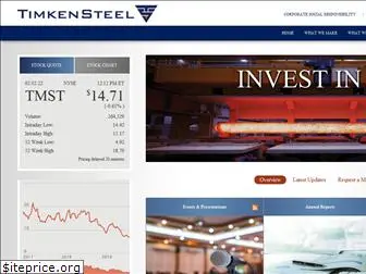 investors.timkensteel.com