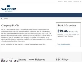 investors.warriormetcoal.com