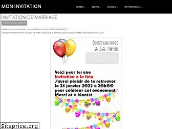 invitation-personnalisee.fr thumbnail
