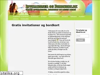 invitationerogbordkort.dk