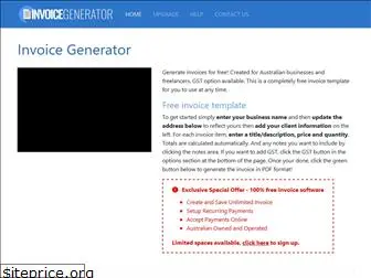 invoicegenerator.com.au