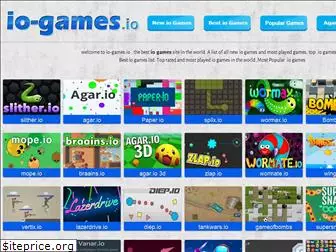 Gazpo The Top Best Rated .IO Games List!