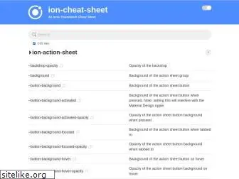 ioncheatsheet.com