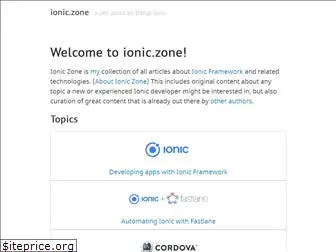 ionic.zone