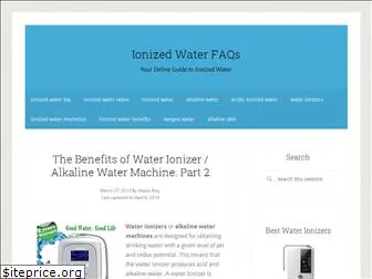 ionizedwaterfaq.com