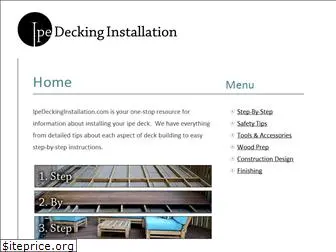 ipedeckinginstallation.com