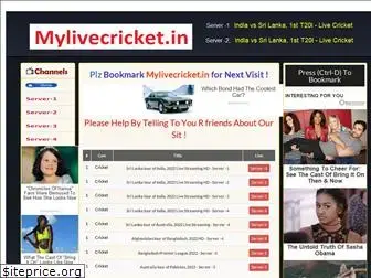 My live top cricket tv