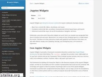 ipywidgets.readthedocs.io