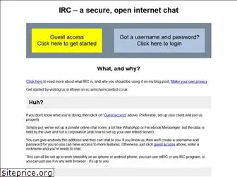 irc.armchairscientist.co.uk
