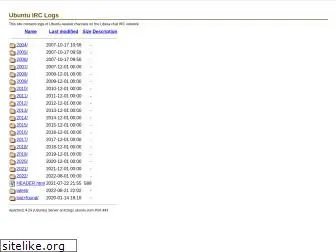 irclogs.ubuntu.com