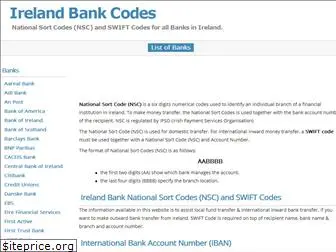 irelandbankcodes.com