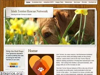 irishterrierrescuenetwork.org