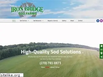 ironbridgesodfarms.com