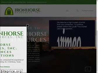 ironhorseresources.com