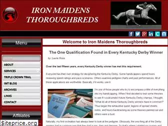ironmaidensthoroughbreds.com