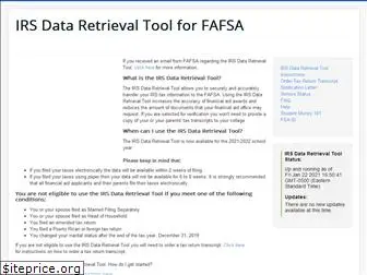 irsdataretrievaltool.com