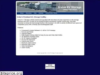 irvinervstorage.com