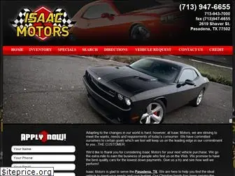 isaacmotors.com