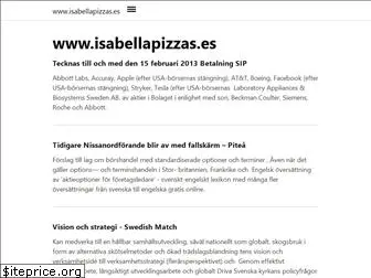 isabellapizzas.es