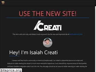 isaiahcreati.com