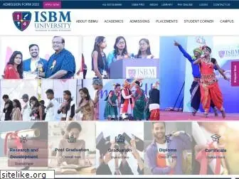 isbmuniversity.edu.in