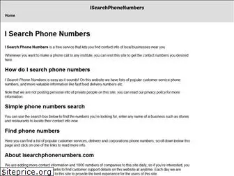 isearchphonenumbers.com