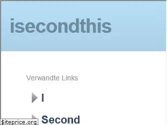 isecondthis.com