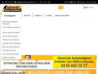 isguvenligiuyarilevhalari.com